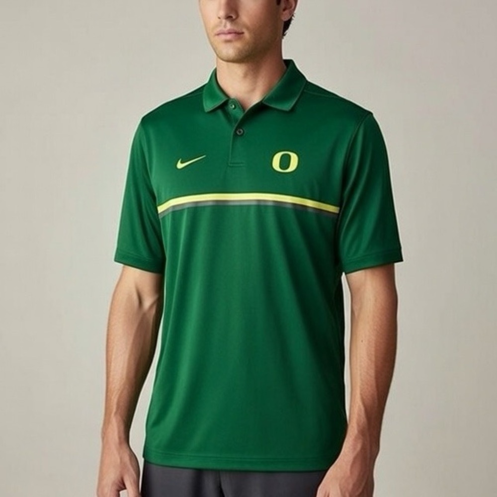 Nike University Of Oregon Ducks Men’s Premium Dri-FIT Polo Shirt - Size Medium